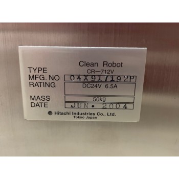 Hitachi CR-712V Clean Robot W/ End effector